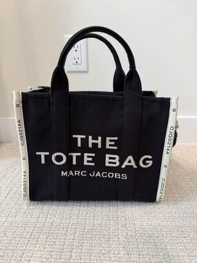 Marc Jacobs Black Canvas 'The Tote Bag'